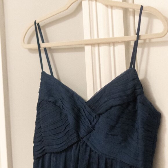Bhldn Floor Length Gown - Navy Blue - Picture 2 of 2